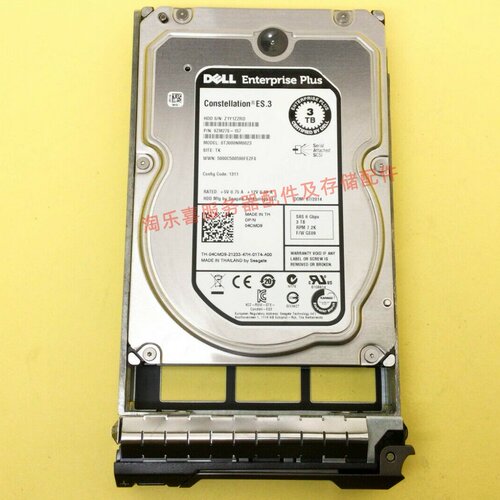 DELL SC220 SC40 SC400 SC420 3T 7.2K 3.5寸 SAS 康贝 储存硬盘