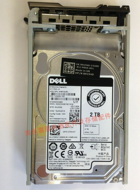 原装 DELL 2T 7.2K 2.5寸 SAS 12G 128M ST2000NX0463 服务器硬盘