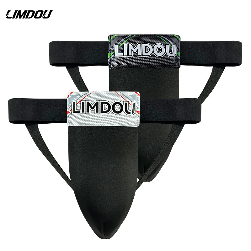 领斗LIMDOU/散打泰拳搏击格斗跆拳道男式窄裆护裆运动训练护具
