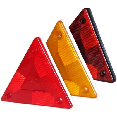 年检挂车货车安全三角牌保险杠