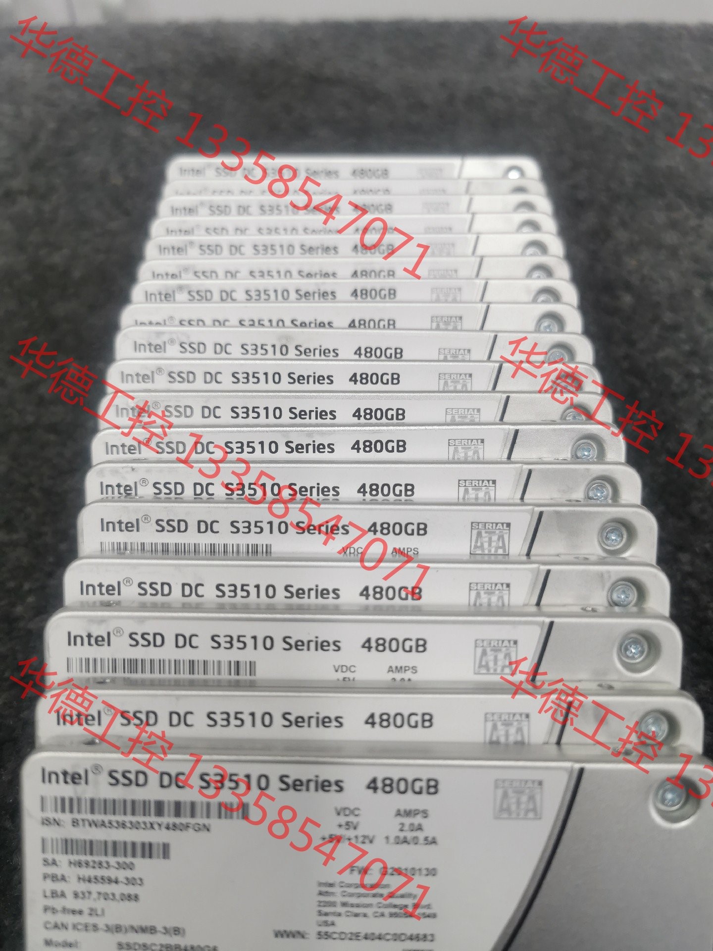 议价 英特尔固态S3510 480GB 80多片，下手慢就没有了，