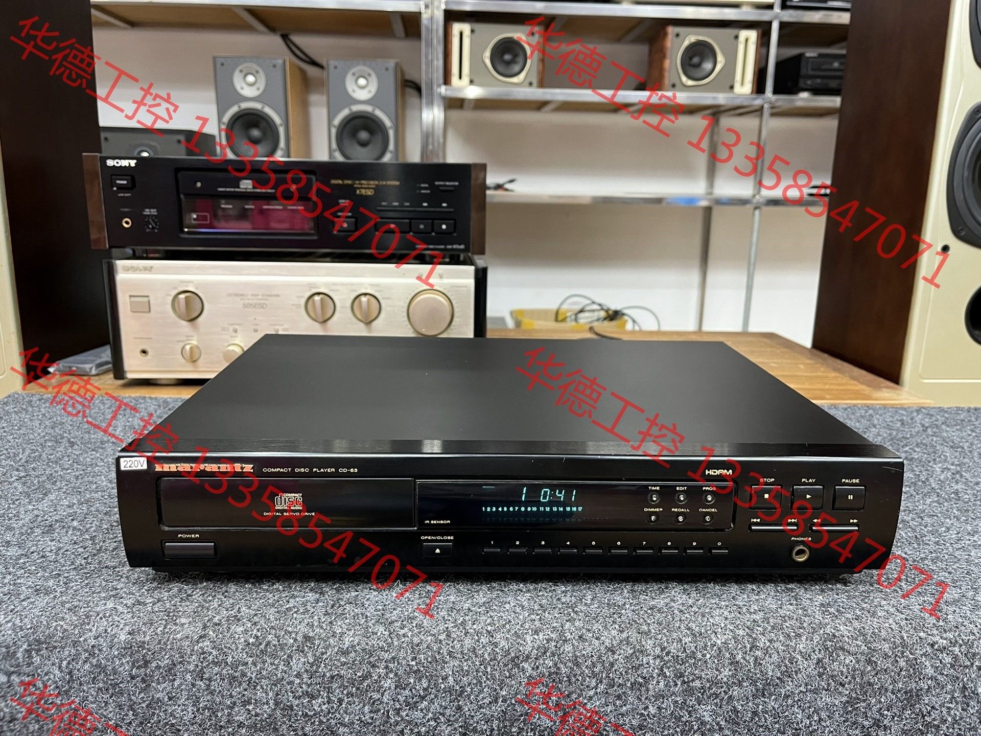 议价 马兰士cd-63发烧cd机  机器功能正常使用,读碟状态很好
