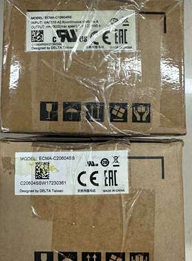 《议价商品》全新台达电机 ECMA-C20604SS/ECMA-C106