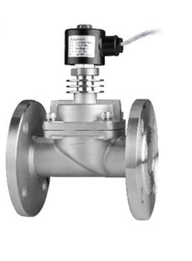 Sanlixin三力信不锈钢蒸汽阀高温法兰式电磁阀 气阀SLH1WH13T4F50