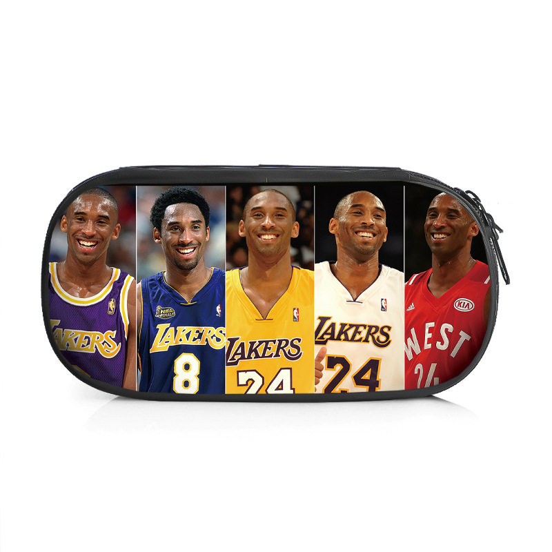 NBA赞姆斯科比哈登大容量笔袋