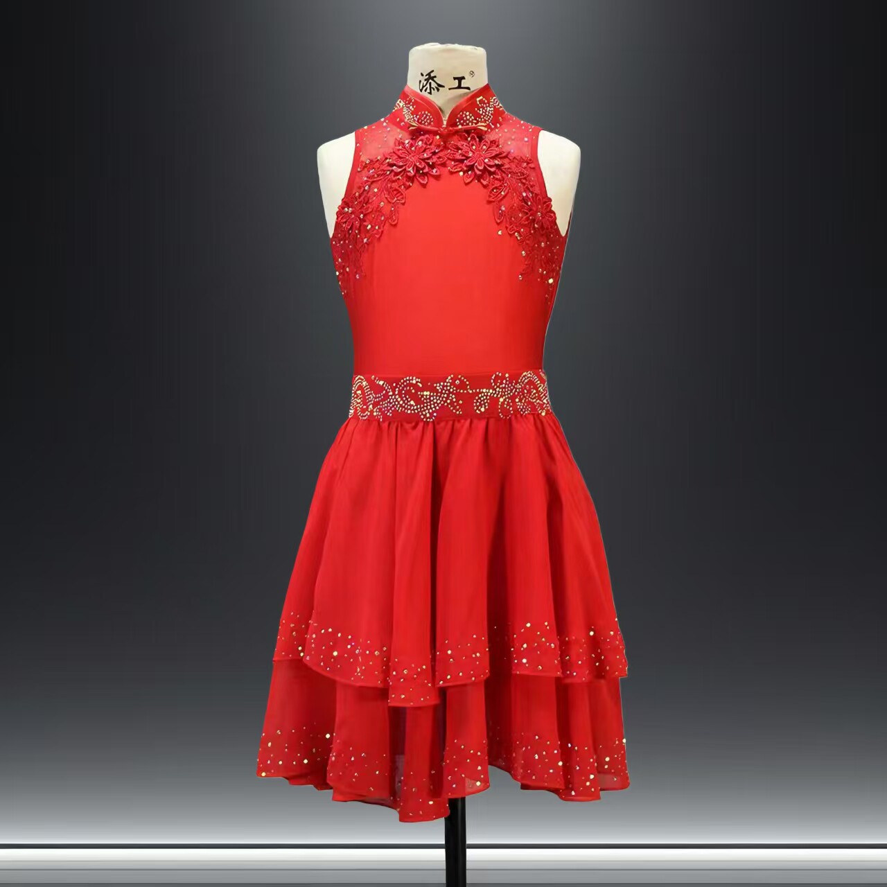 古典舞儿童演出服中国姑娘舞蹈服