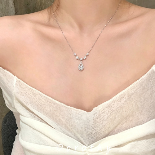 人鱼之泪项链女款轻奢项链女新款