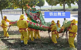 舞龙道具社火钢架制龙头龙尾民间少年耍青龙灯春节成人秧歌舞龙