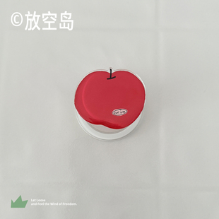 一颗苹果放空岛原创手机支架磁吸滴胶亚克力MagSafe气囊伸缩