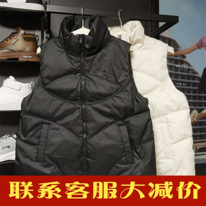 贵人鸟正品女装2023冬季新款保暖运动休闲运动羽绒马甲4935A78