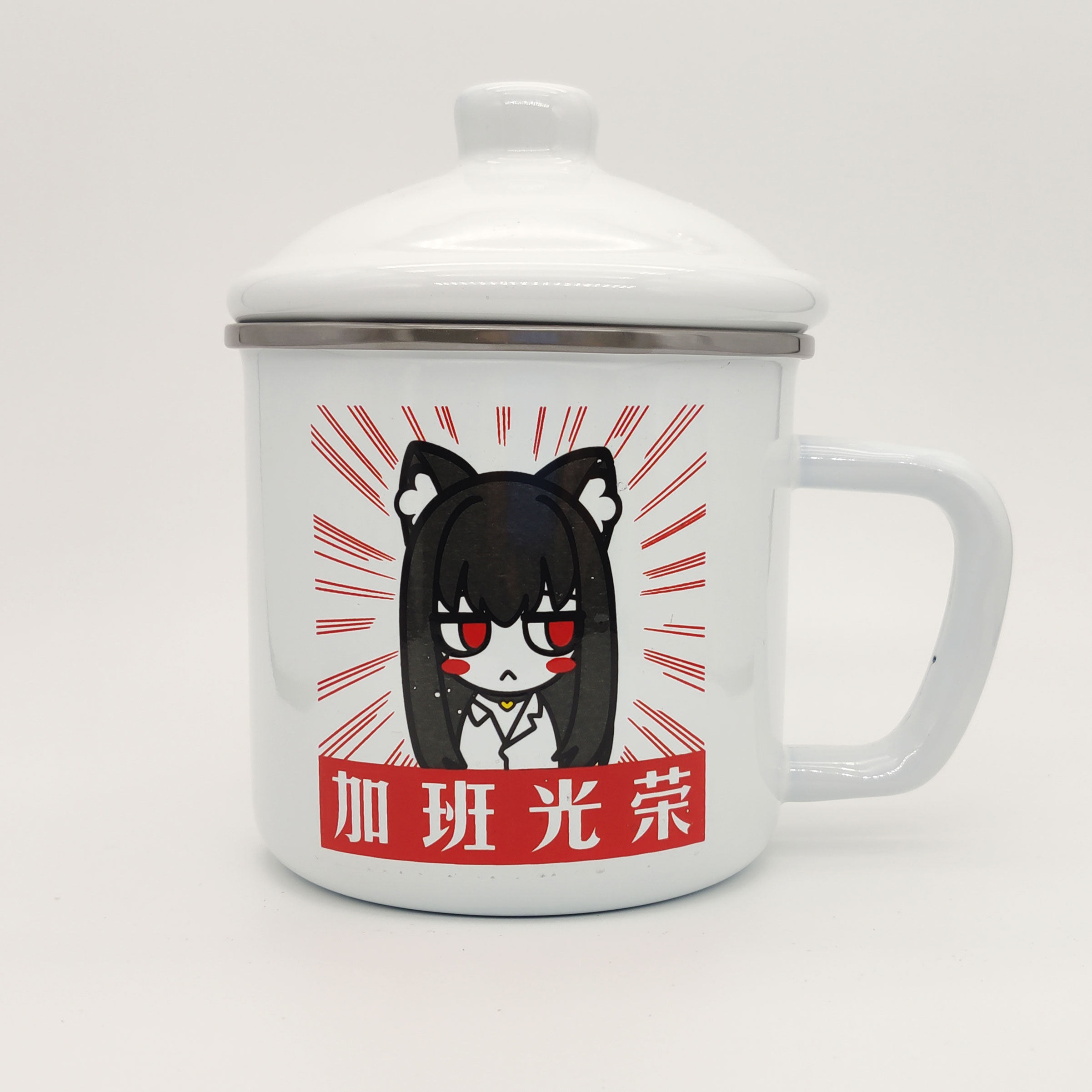 【绝版纪念】【醒爷】搪瓷杯 不锈钢 搪瓷 猫猫 大爷缸 (永不补货