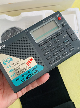 稀有款三洋MB-60 全波段收音机盒装全品父辈新年礼物轻微使用痕迹