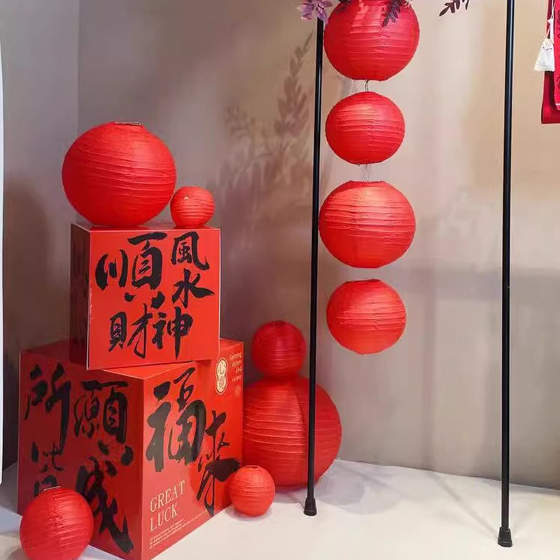 挂饰纸灯笼幼儿园装饰手工涂鸦