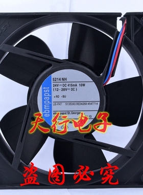 全新原装德国ebmpapst风机 风扇 5214NH 12738 24V 10W 轴流风机