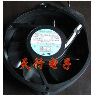 日本NMB 5915PC-20W-B20-S05 200-240V 172*150*38铁叶风机 17238