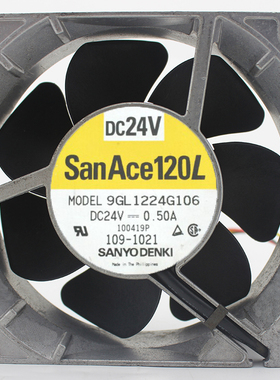 原装日本正品SANACE120L 24V 0.50A 变频风扇9GL1224G106 12038