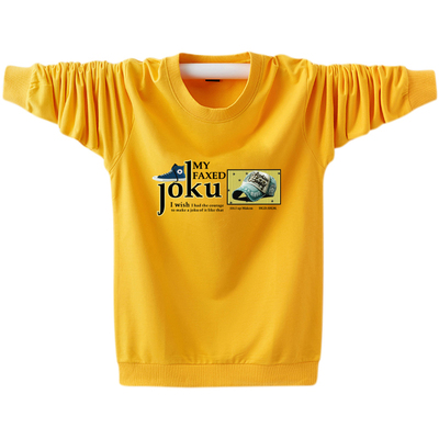 青少年t恤打底衫初中学生卫衣男