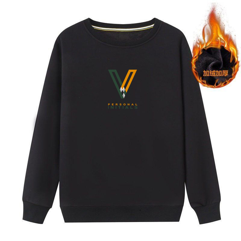 2025新款卫衣男生春秋款潮ins秋冬季加绒加厚无帽宽松圆领长袖t恤