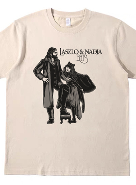 fleetwood mac乐队 搞怪美式复古vintage短袖男女情侣T恤纯棉tee