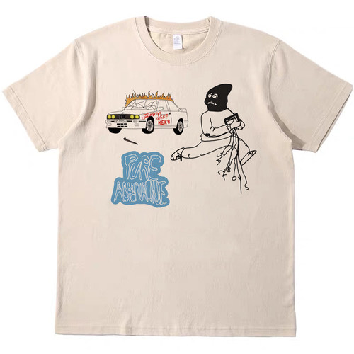 jackboys Travis Scott说唱 美式T恤男女情侣纯棉宽松短袖tshirt