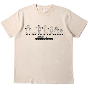 无耻之徒shameless美剧复古vintage短袖男女情侣T恤纯棉tee shirt
