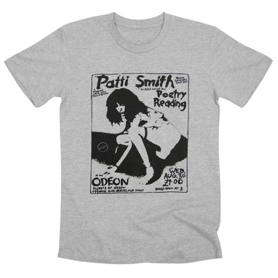 patti smith美国朋克音乐节美式T恤复古男女宽松纯棉短袖t-shirt