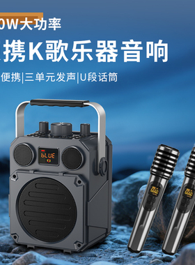 500W柏林之声户外K歌音响高音质大功率蓝牙超重低音家用KTV音箱3