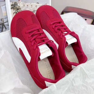 春季爆款校园风阿甘鞋女款网面透气休闲鞋学生板鞋超轻底薄底防滑