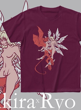 恶魔人Crybaby不动明飞鸟了永井豪DEVILMAN全棉体T恤短袖衣服周边