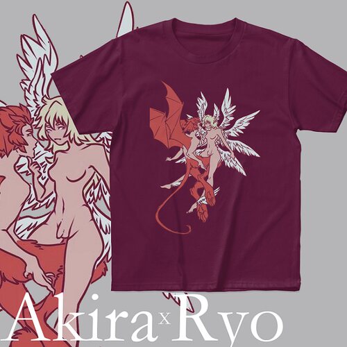 恶魔人Crybaby不动明飞鸟了永井豪DEVILMAN全棉体T恤短袖衣服周边