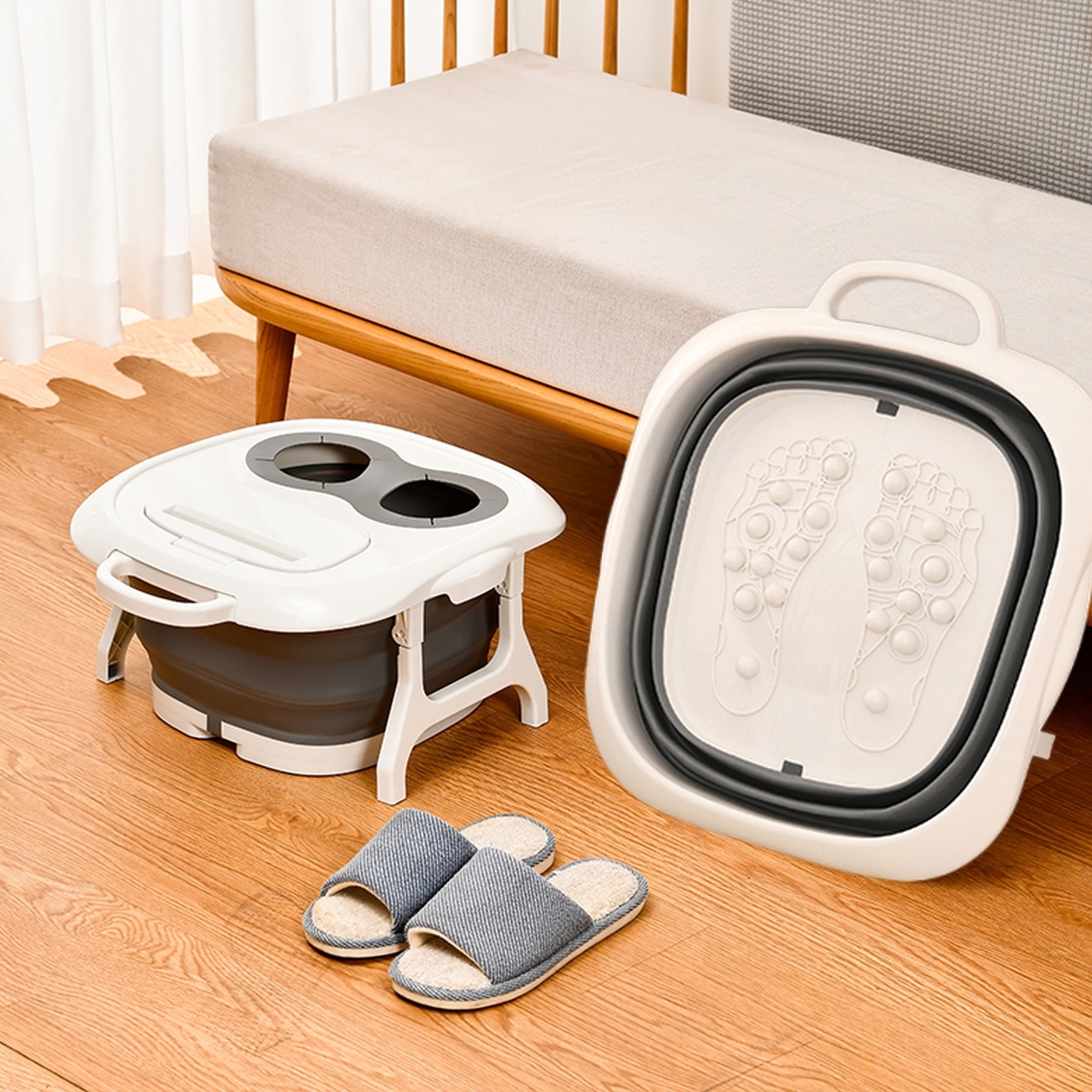 SPSAUCE洗脚盆泡脚桶足浴盆