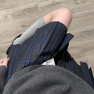 凛凛正版jk格裙秋冬季校供感JK半身裙女学院风日系百褶裙