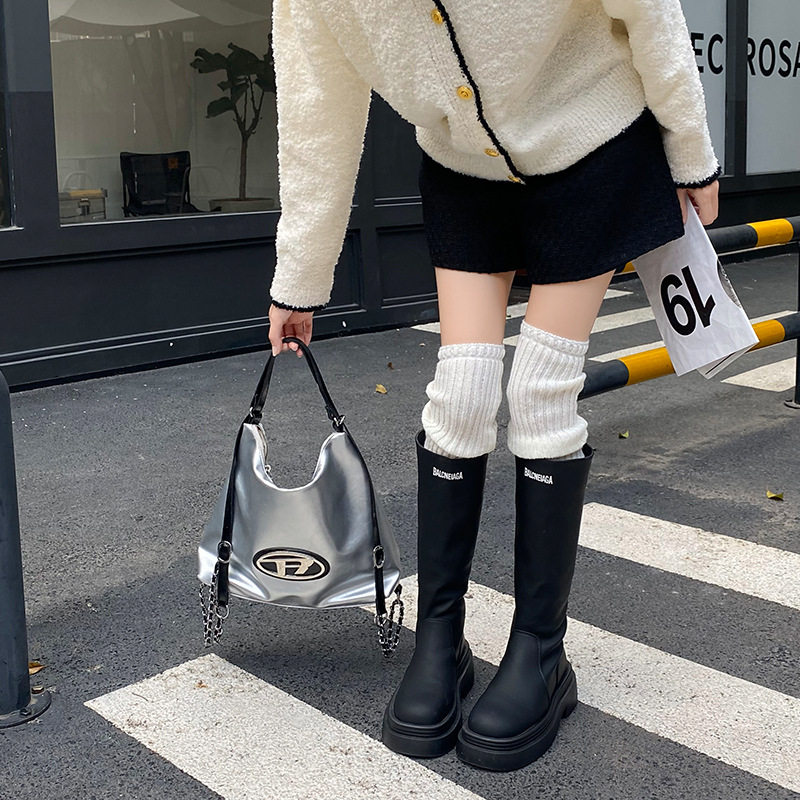 川岛私立学院套女竖条中筒针织毛线春秋长筒过膝JK学院风百搭腿套,女士内衣/男士内衣/家居服,长筒袜,淘宝优惠券,粉丝福利购,淘宝优惠卷