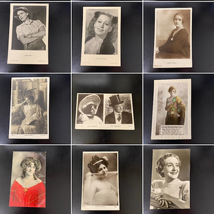 22 欧洲 早期 美女 明星 系列 舞台剧演员 原版明信片