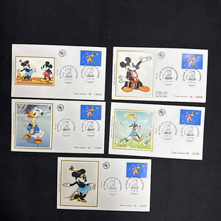 法国丝绸  世界各国 首日封 迪士尼专辑  大全 儿童礼物 生日礼物
