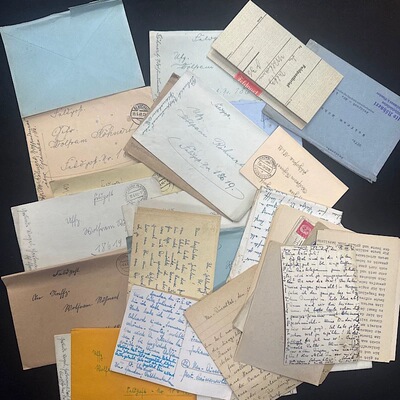 家书德国 二战军邮 1940左右 书信 老信件手写信 原版手写或机打