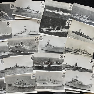 英国 老照片版 皇家海军 舰艇 珍藏老明信片 经典