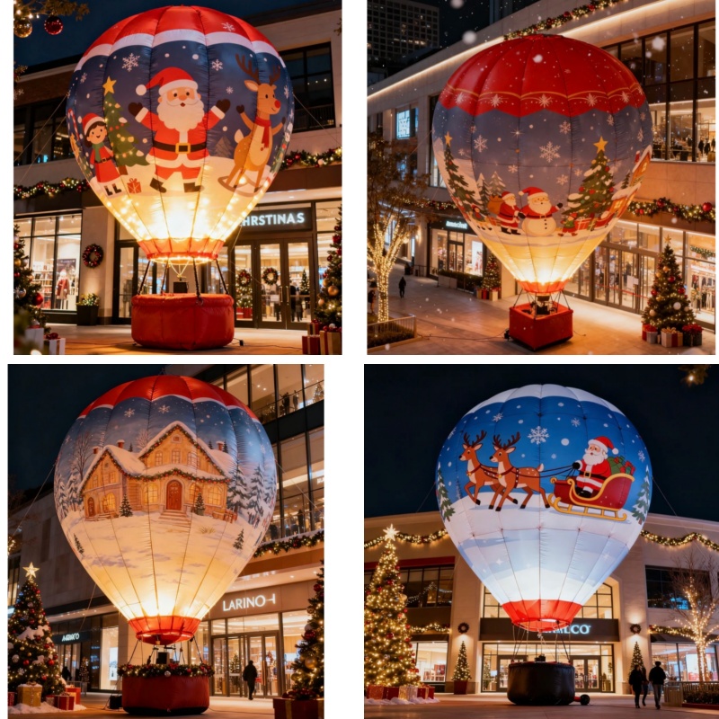 热气球气模仿真创意引流拍照道具