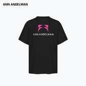 ANDELMAN 2025夏季 新款 设计师ANN 短袖 圆领运动新LOGOT恤
