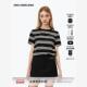 设计师ANN t恤 宽松条纹短袖 ANDELMAN 2025新款