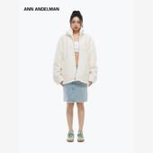 设计师ANN ANDELMAN杏色外套棉衣宽松冬季 加厚棉服