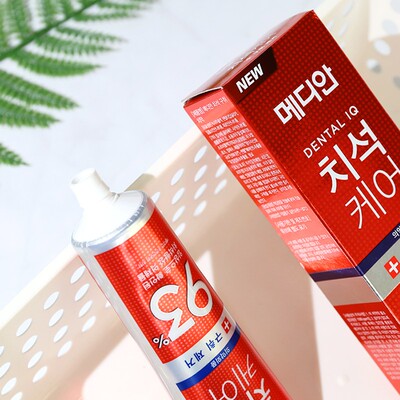 93%红色去牙垢美白牙膏爱茉莉
