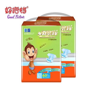 好搭档环腰超薄婴儿纸尿裤L120