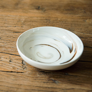 【L36】陆升Luzerne云纹石Marble系列6英寸深盘菜盘点心盘零食盘