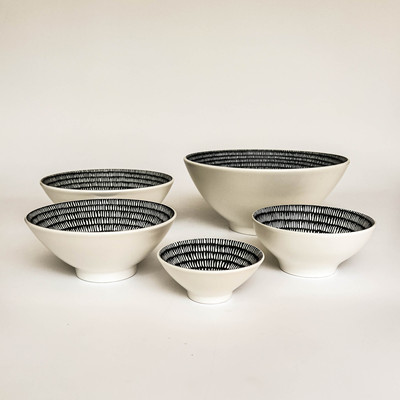 陆升Luzerne正品都市Urban雨花台白系列4/5/6/7/9英寸面汤碗饭碗