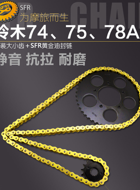 适用于盗匪GSF250 英祖玛GSX400 74A 链轮套链盘大小齿轮520链条