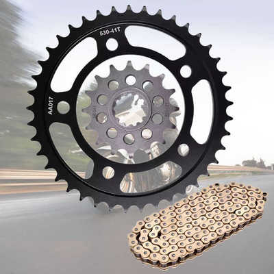 适用于本田CBF1000 VTR1000链轮大小齿轮链盘530链条前后牙盘套链