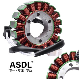 适用川崎ER6N 400R异兽KLE650磁电机线圈 6F发电线圈忍者Ninja650