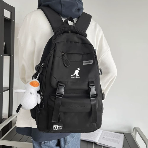 Кенгуру, вместительный и большой модный трендовый школьный рюкзак подходит для мужчин и женщин для отдыха, для средней школы, подходит для студента