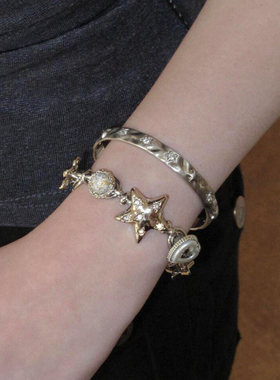 甜酷爱心星星手链女2025新款